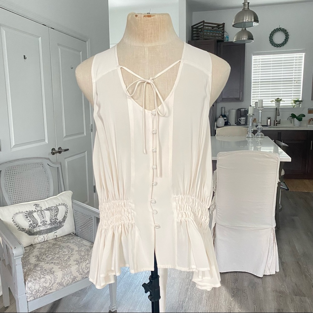 Joie Silk Cream Blouse